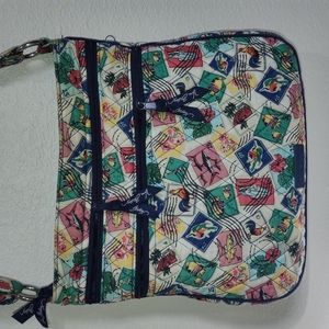 Vera Bradley  Bag with  Cuba Stamps design